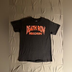 Death Row Records Paisley Bandana Print T-Shirt